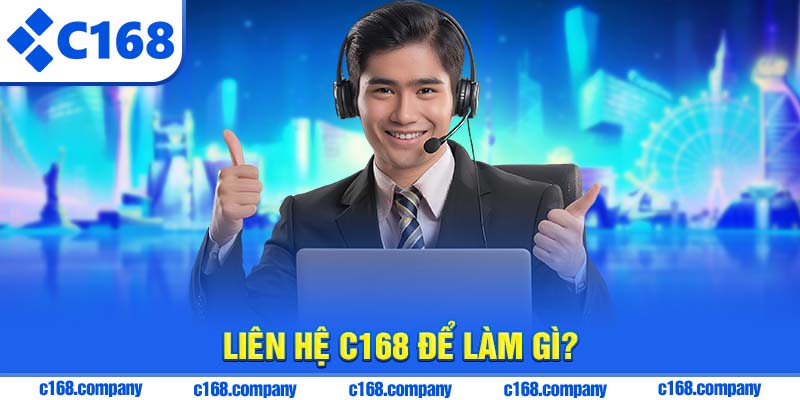 Liên hệ C168 để làm gì?